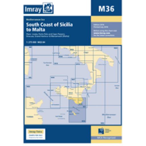 Imray M Series: M36 South Coast of Sicilia to Malta