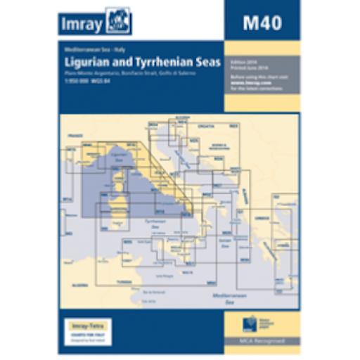 Imray M Series: M40 Ligurian and Tyrrhenian Seas