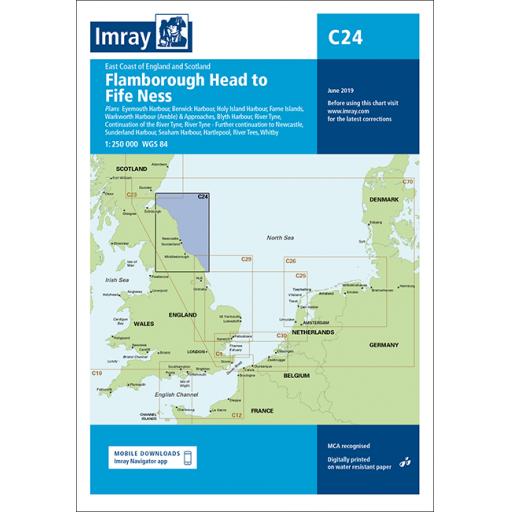Imray C Series: C24 Flamborough Head to Fife Ness