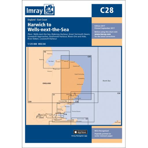Imray C Series: C28 Harwich to Wells-next-the-Sea