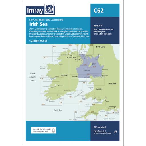 Imray C Series: C62 Irish Sea