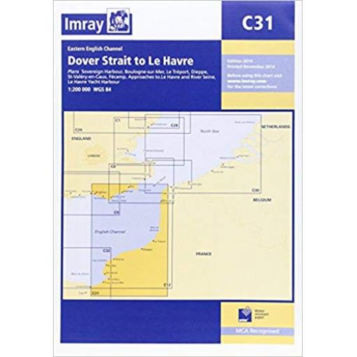 Imray C Series: C31 Dover Strait to Le Havre