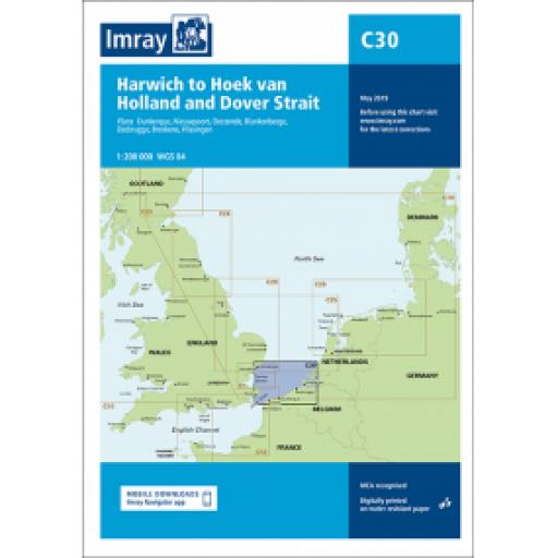 Imray C Series: C30 Harwich to Hoek van Holland and Dover Strait