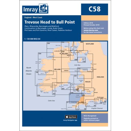 Imray C Series: C58 Trevose Head to Bull Point