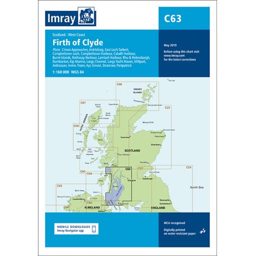 Imray C Series: C63 Firth of Clyde