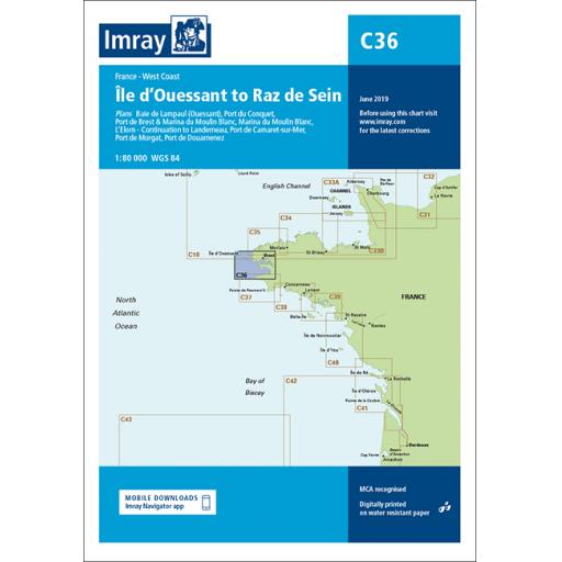 Imray C Series: C36 Île d’Ouessant to Raz de Sein