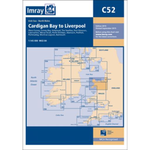 Imray C Series: C52 Cardigan Bay to Liverpool