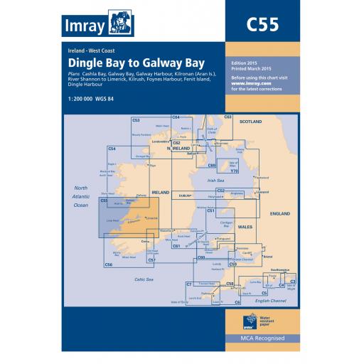 Imray C Series: C55 Dingle Bay to Galway Bay