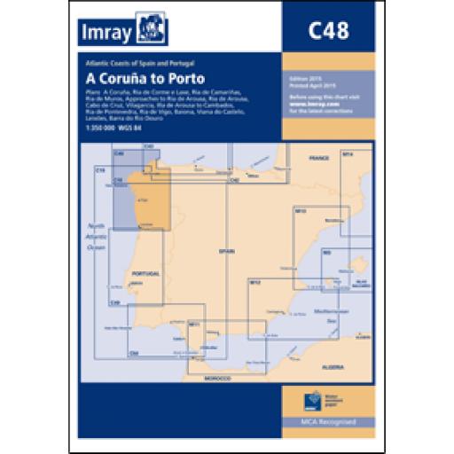 Imray C Series: C48 A Coruña to Porto