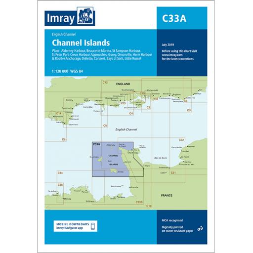 Imray C Series: C33A Channel Islands (North)