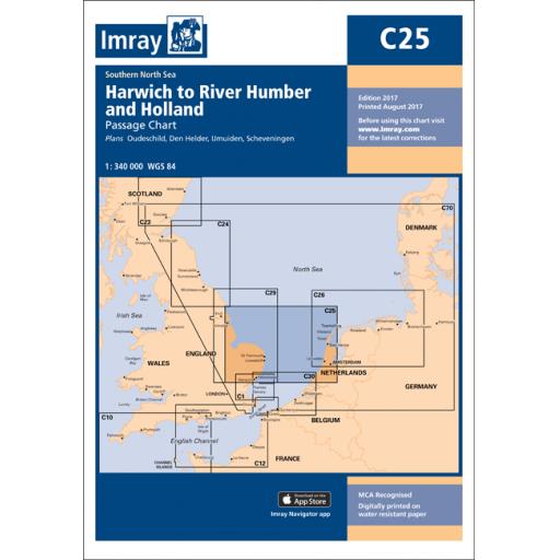 Imray C Series: C25 Harwich to River Humber and Holland