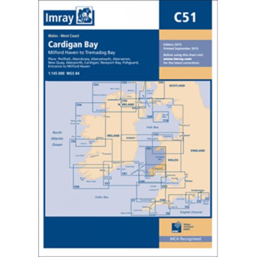 Imray C Series: C51 Cardigan Bay