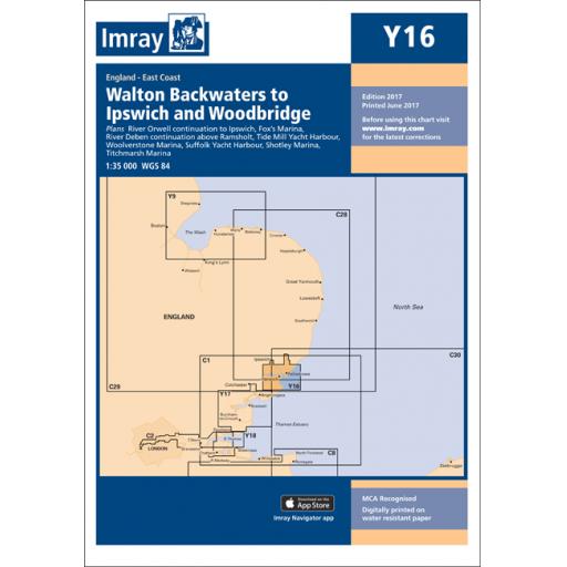 Imray Y Series: Y16 Walton Backwaters to Ipswich and Woodbridge